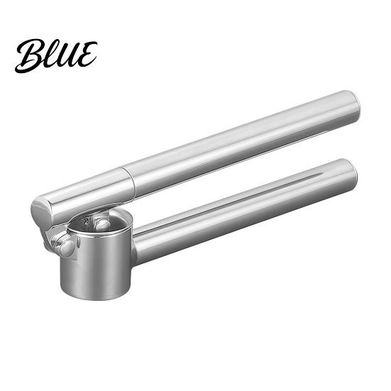 Durable Garlic Press for Stir Fry Stainless Steel Presser Effortless Extended Handle Ginger Kitchen Gadget Masher Easy Squeeze Manual Mincer Peeler