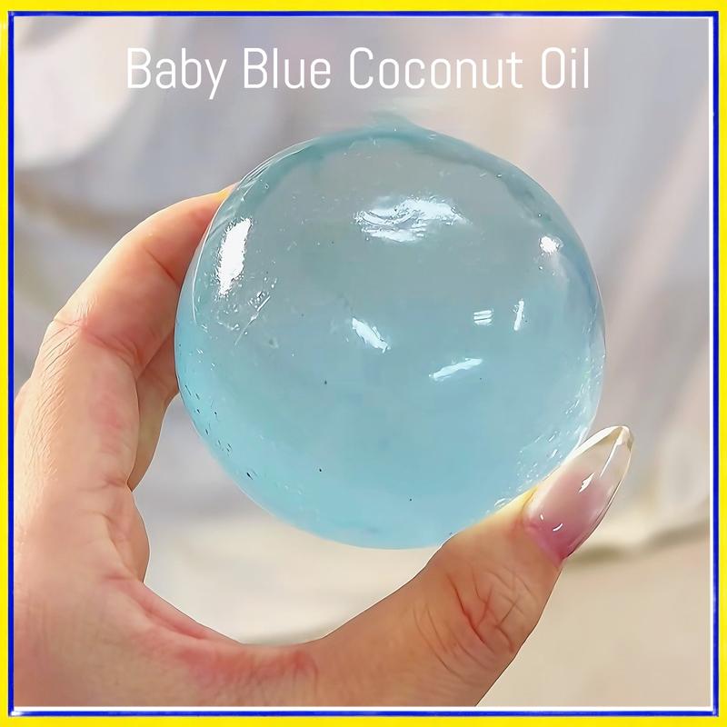 1-10Pcs Squishy Squeeze Ball Baby Blue Coconut Oil Handmade Stress Relief Toy Pressure Relieving Fidget For Adult Anxiety