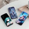 AM-Anime MIKU  Phone Case Black Silicone Soft For Samsung S25,S24,S21,S22,S23,S30,Ultra,S20,Plus,Fe,Lite