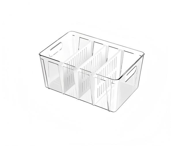 Pet Transparent Refrigerator Storage Box Fresh-keeping Box Household Storage Box Food Grade Storage Box