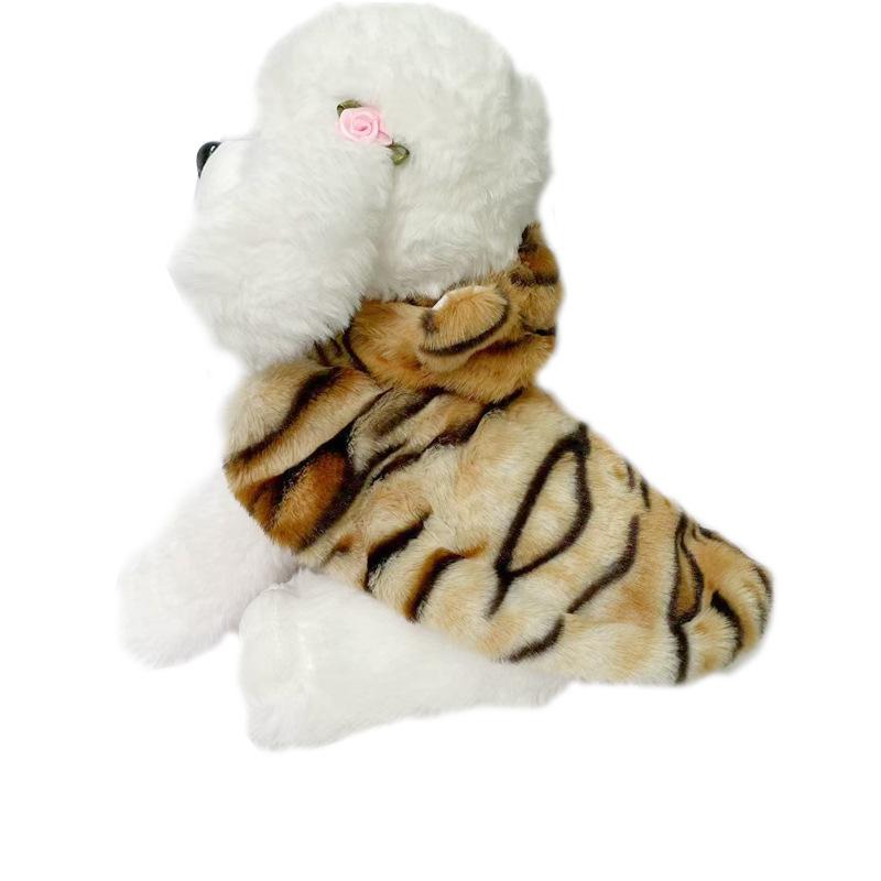 

Tiger Halloween Cat Clothes, Autumn and Winter Dog Costumes, Shawls, Funny Pet Capes S