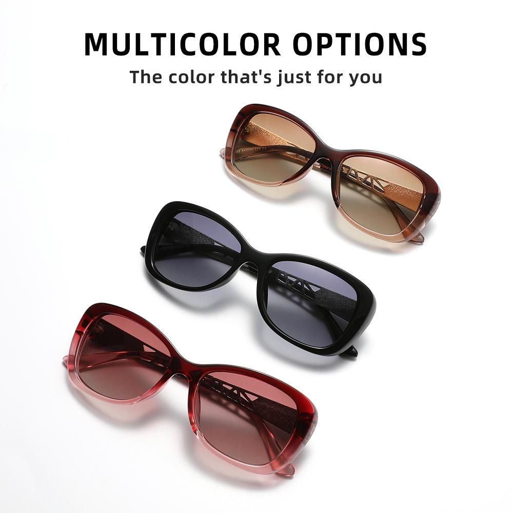 WIMN Fashionable Vintage Cat Eye Sunglasses with Polarized Technology and UV400 Shield