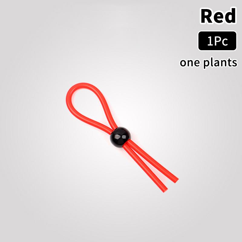 Male Lock Rope Adjustable Rope Binding Ball Stretcher Sperm Penis Ring Colorful Ejaculation Delay Erection Rings Adult Sex Toys