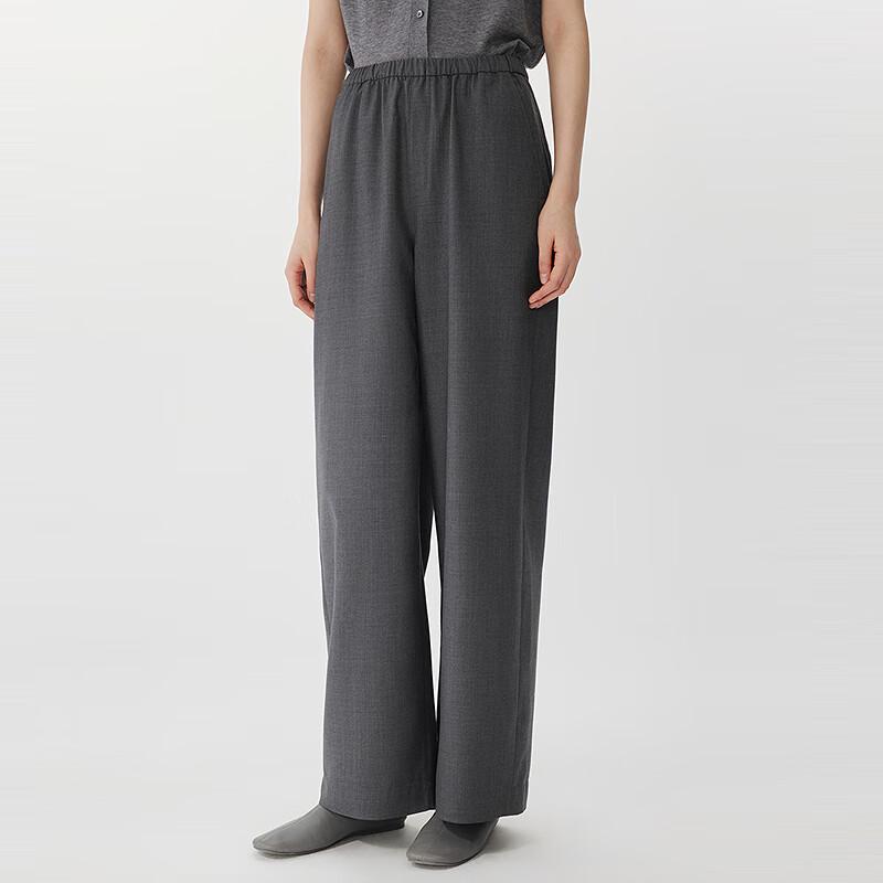 JNBY Women's Spring 2025 Wool Silk Blend Loose Casual Pants