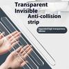 4PCS Extended Door Bumper Strips Transparent Body Protection Film Anti-scratch Door Edge Collision Sticker Protective Film