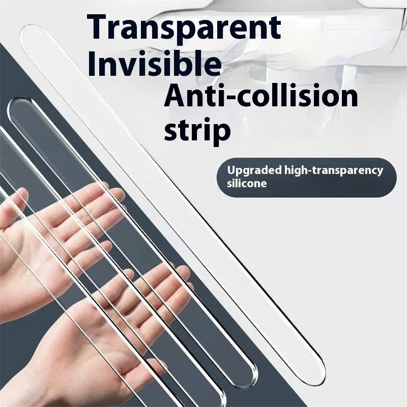 4PCS Extended Door Bumper Strips Transparent Body Protection Film Anti-scratch Door Edge Collision Sticker Protective Film