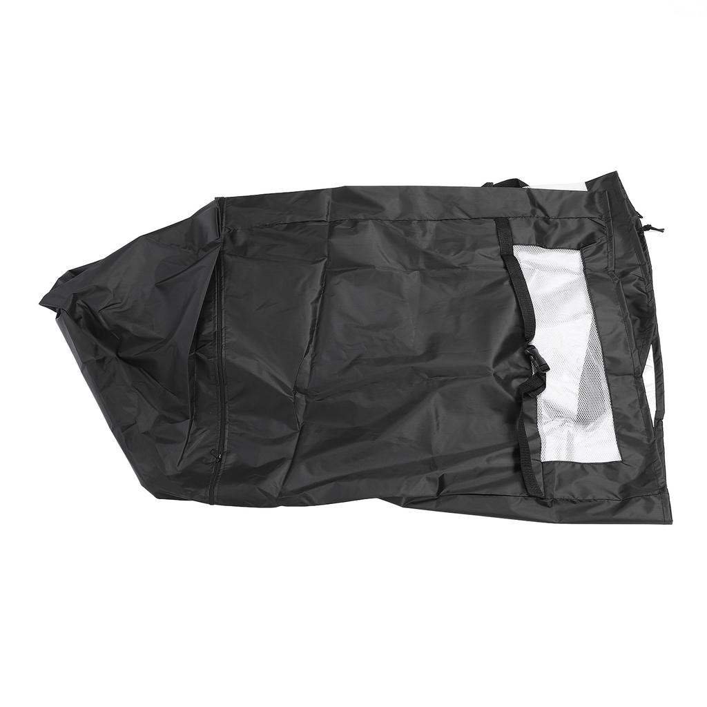 Chest Freezer Cover Oxford Protective Outdoor Indoor Refrigerator Dust Cover with Zipper Fits 5.0 Cubic Feet Deep