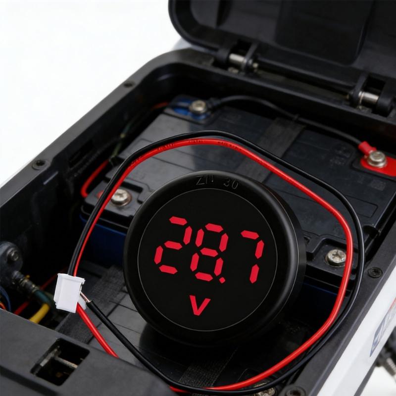 High Precisions Voltmeter Circular Voltage Gauge Meter With 4V 100V Ranges For Circuit Diagnosis And Equipment Maintenance