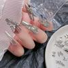 30pcs Alloy Butterfly Nail Charms, Bowknot Nail Art Accessories, Nail Art Supplies For Women And Girls