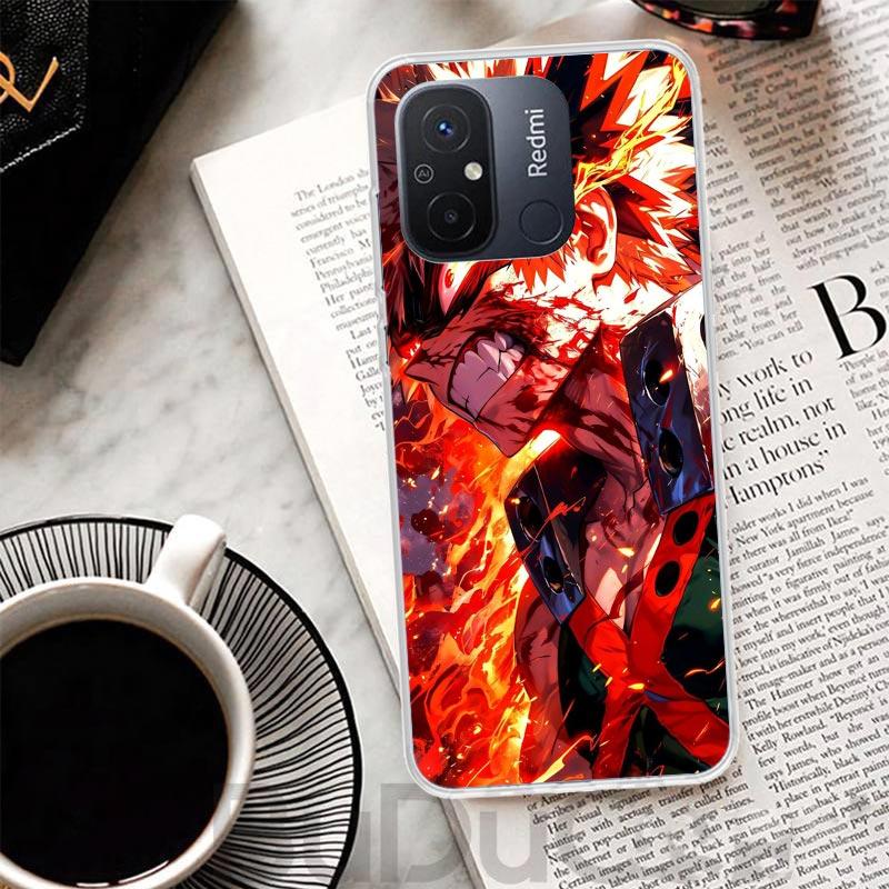 Bakugou Katsuki MHA My Hero Cover For Xiaomi Redmi 14C 13 13C 12 12C 10 10C 9 9C 9T 9A Phone Case 10A 8A 8 7A 7 6A 6 Pro K70 K60
