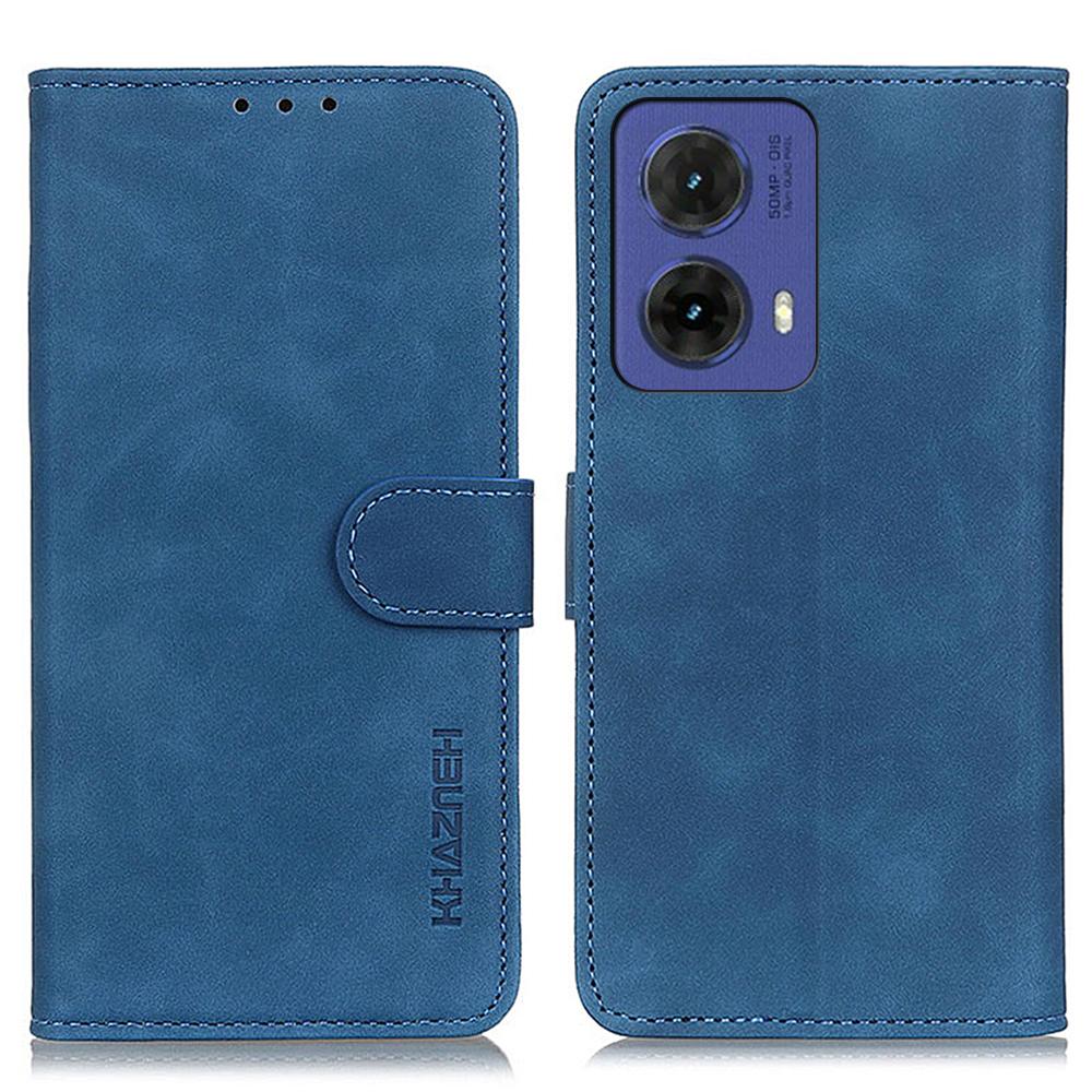 Für Motorola Moto G85 5G/S50 Neo 5G Hülle PU-Leder Retro-Textur Handyhülle