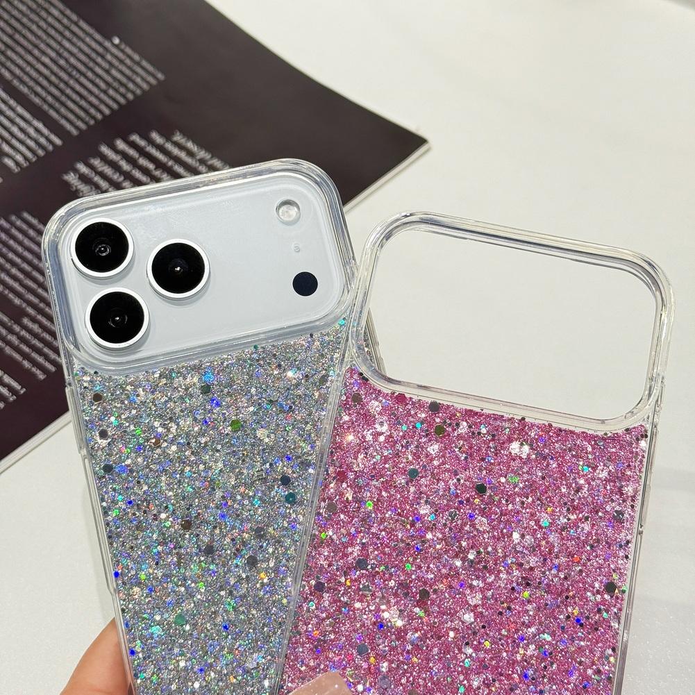 Sequin Glitter Case For iPhone 17 Pro Max 17 Pro Air 17e 16e 16 Pro 15 + 14 13 12 11 X XR Bling Glitter Sparkle Protective Cover