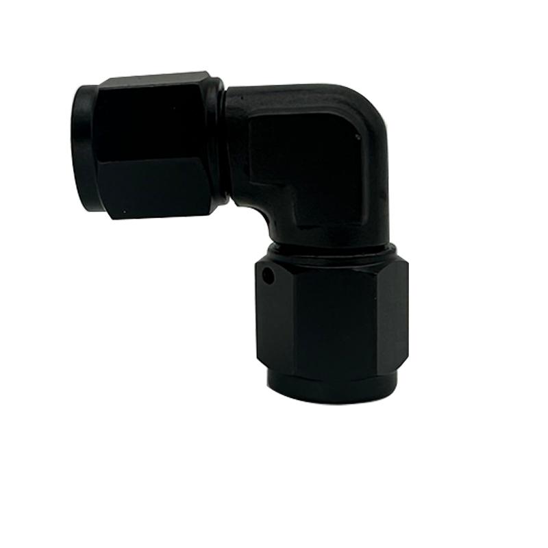 Adapter z gwintem wewnętrznym 4AN 6AN 8AN 10AN 12AN na końcówkę węża do przewodu w oplocie, kolano obrotowe 45 90 stopni, złączki węża chłodnicy oleju