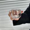 80ml Transparentes Kleines Ausländisches Weinglas 2er Set Minimalistisches Design Heißwasserbecher Italienische Espressotasse Perfekt für Teeliebhaber
