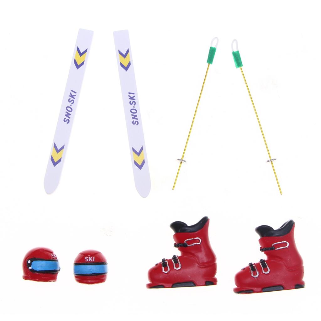 Dollhouse Mini Simulation Skating Shoes Prop Model For Kid Doll Roller Skates Decorative Gift Kids Toy Doll Accessories