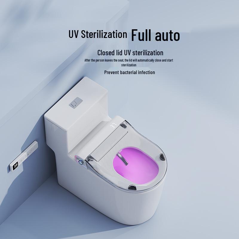 Smart Automatic UV Heated Toilet Seat Cover with Instant Heating & Temperature Control for Home Use
