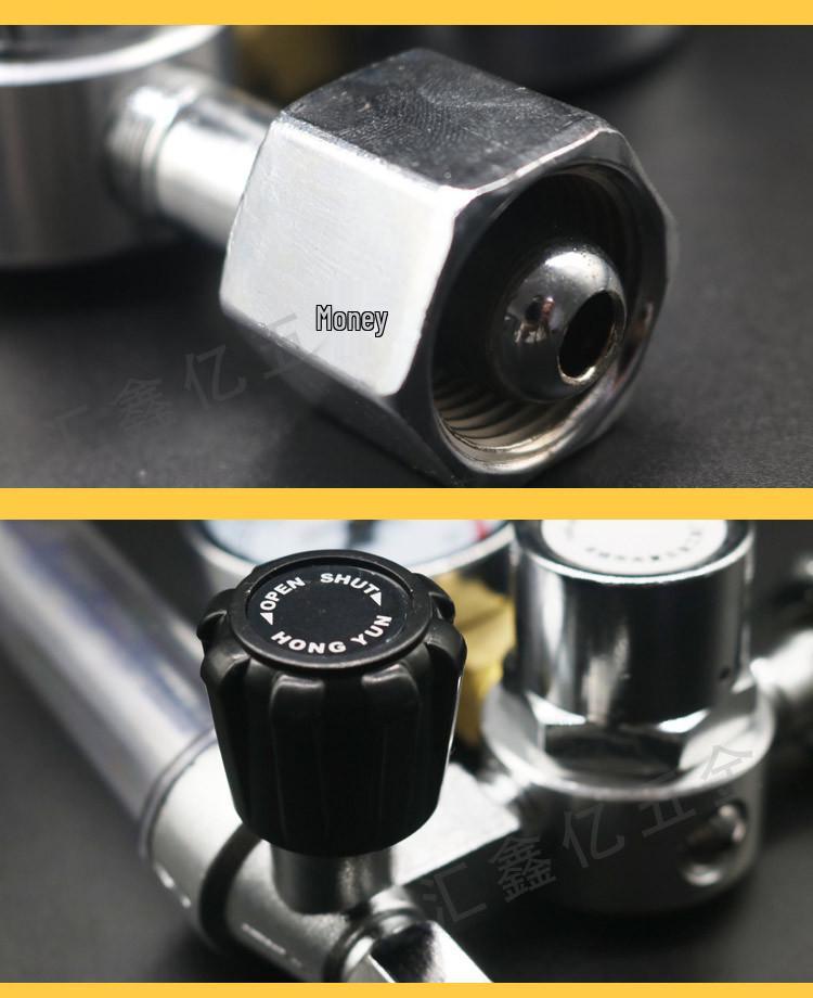 Card Lion Argon Regulator with Tube: Durable, Energy-Saving Pressure Reducing Valve for Argon Arc Welding.