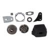 Chainsaw Exhaust Muffler Chain Saw Silencer Clutch Drum Accessory for Husqvarna 55 51 50