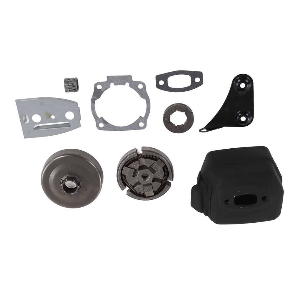 Chainsaw Exhaust Muffler Chain Saw Silencer Clutch Drum Accessory for Husqvarna 55 51 50