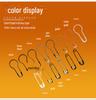 Silver Flower Gourd-Shaped Copper & Iron Pins - Security-Friendly for Crochet & Clothing Tags