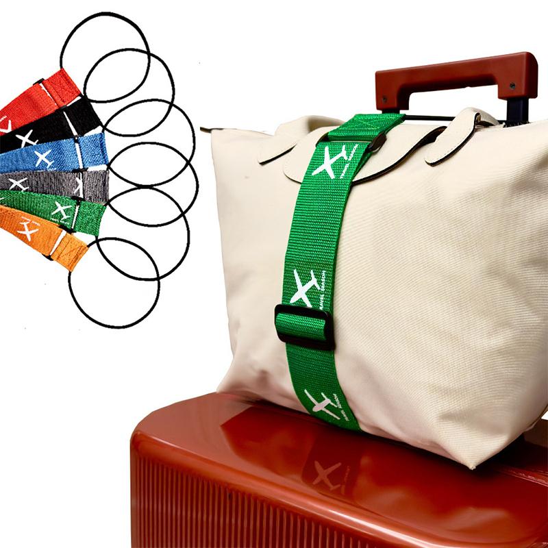 Starker Verschleißfester Fester Aufhängeschlaufe Gepäck Elastisches Seil Befestigungsgurt Bedrucktes Flugzeugmuster Koffer-Befestigungsgurt