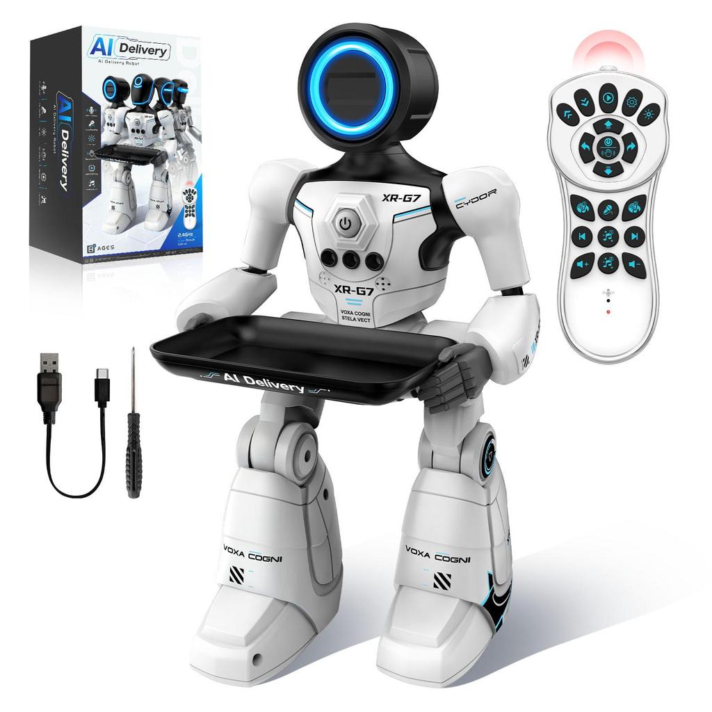 Smart Voice-Controlled Dancing Robot with Gesture Remote for Kids
