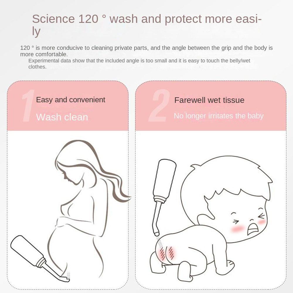 Portable Spray Bottle Leakproof Nasal Wash Bottles Travel Bidet Women