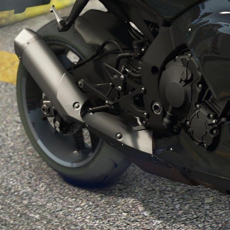 Motorcykel Framfotpinnar Fotstöd För YAMAHA YZF R1 1998-2023 R1S R1M 2015 YZF R6 2003-2020 YZF R6S 2003-2009 2008 2007 2006