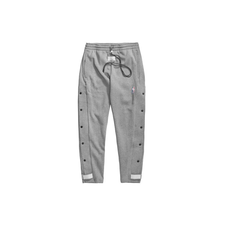 

Nike x Fear of God x NBA Side Snap Sueded Sweatpants Men Bottoms Grey AR0628-063 S