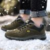 Winter Plus Plus Size Couple Anti Slip and Plush Warm Low Cut Outdoor Hiking Shoes Sports and Leisure Shoes Hiking Shoes 36-49