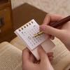 2026 Mini Simple Desk Calendar - Creative Spiral-Bound Calendar for Desktop Decoration & Office Stationery Office Supplies