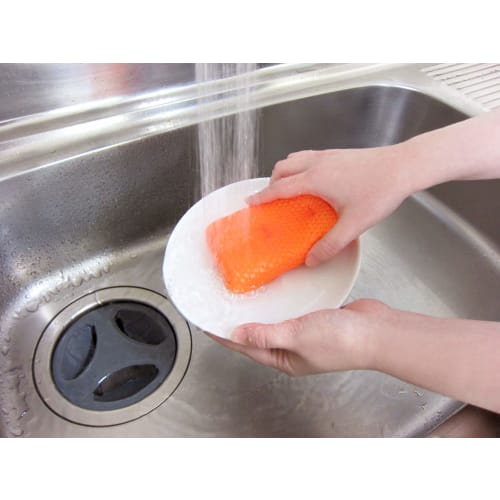 Towa Sangyo Kitchen Sponge Acrylic Net Cleaner, Pack of 3