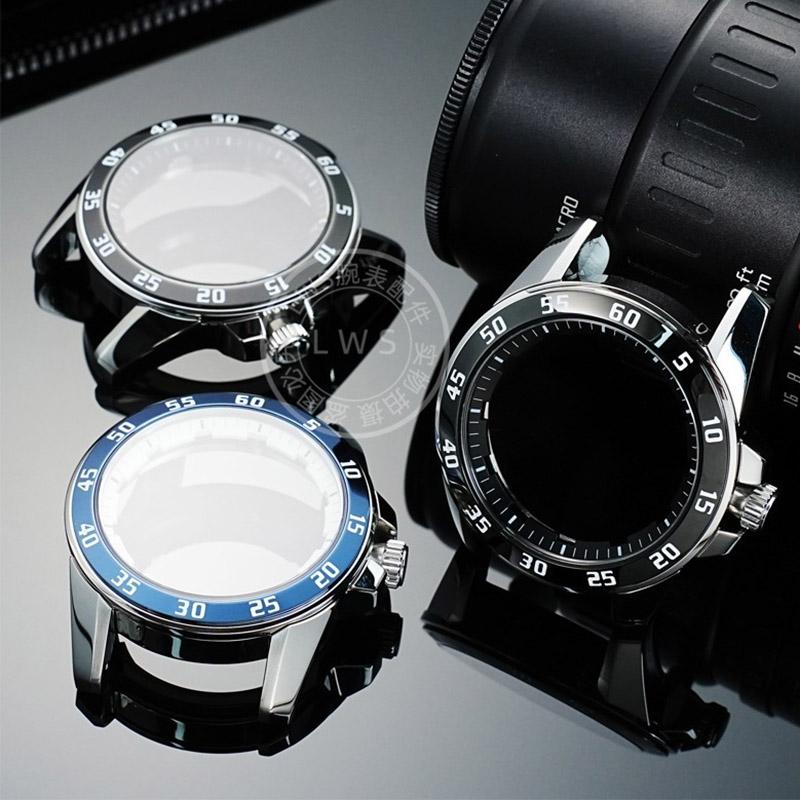 Für Seiko SNP055J1 Serie Uhrengehäuse Edelstahlgehäuse Modifizierter Keramikring Skalenring Äußere Lünette Schale Zubehör