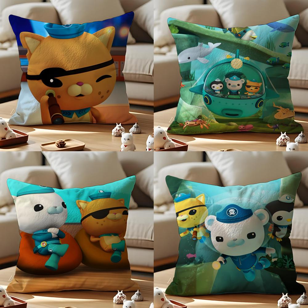 Cushion Cover Anti-dustmite Pillowcase Invisible Zipper Silky Short Plush Sofa Cushion Cover Divine Seal Throne