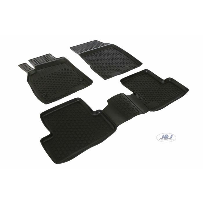 J&J AUTOMOTIVE | Tapis De Sol En Caoutchouc 3D Exclusive Pour Renault Fluence 2009-2017