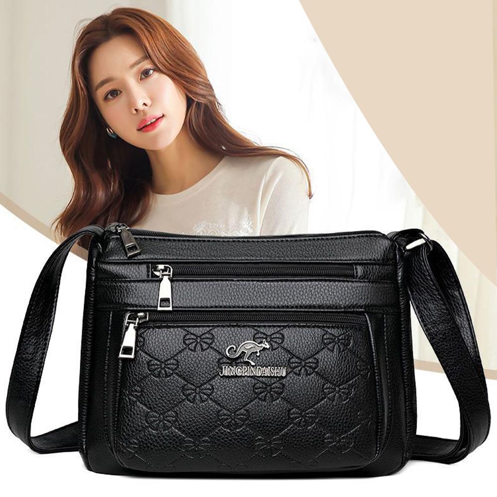 Women's Bag Middle-aged Bag Mother's Bag Fashion Multi-layer Single Vegetable Capacity Buy Shou U8T7