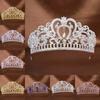 Fashion Crystal Rhinestone Tiaras Head Jewelry Lightweight Queen Princess Diadems Headdress Luxurious Wedding Bride Crowns Prom