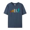 Ice Fishing Evolution Ice Fishing Evolution Joke Tops T Shirt Round Collar Male T Shirt Simple Style TeeShirt Fashionable