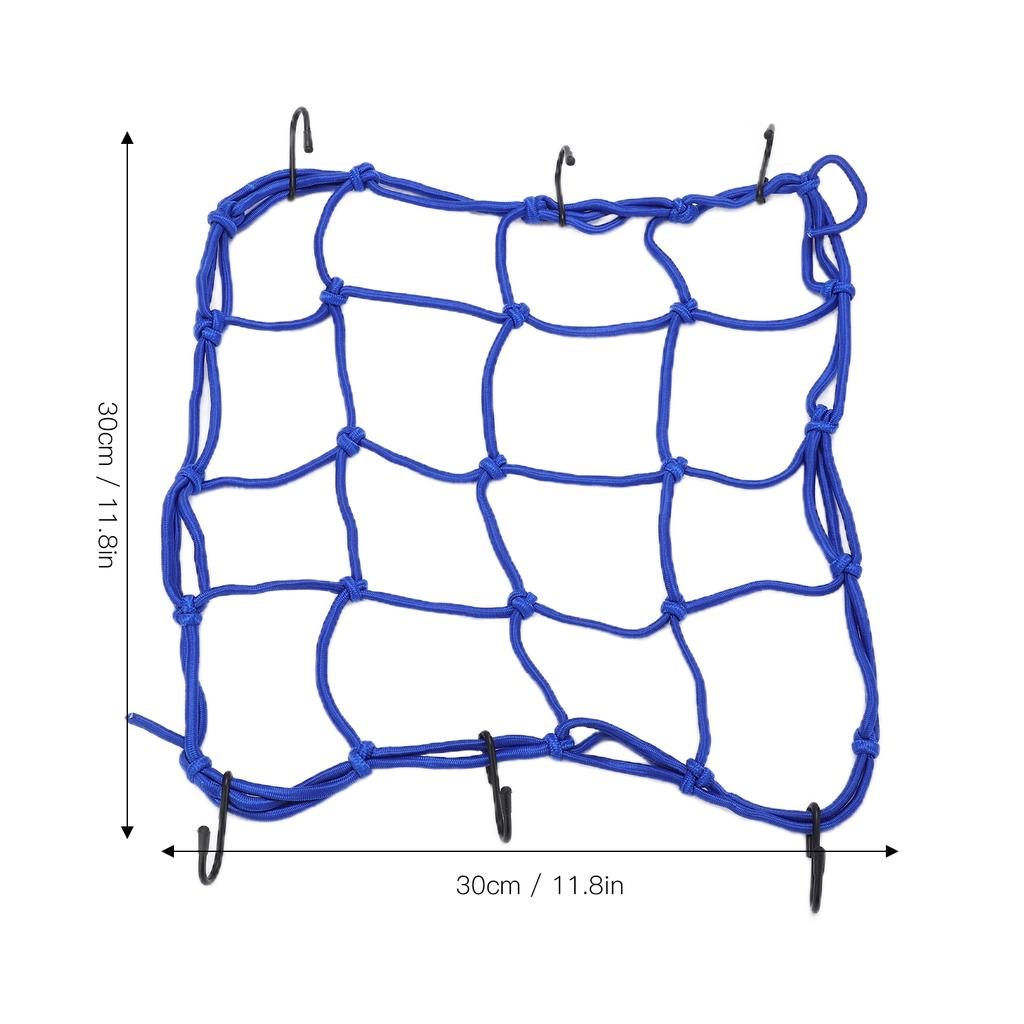 Net Nylon Elastic Luggage Net with Hooks for Road Mountain S Motorcycles Electric Vehicles