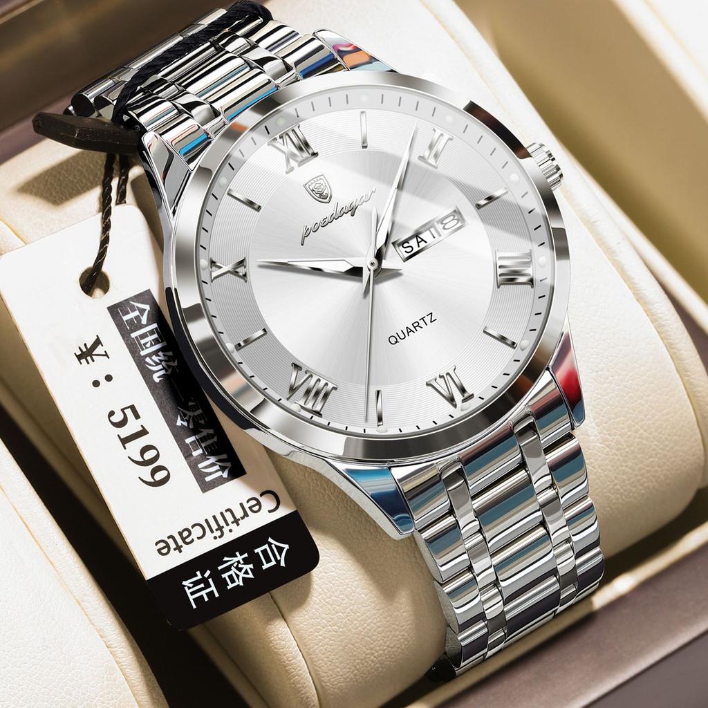 Ultra-Thin Men'S Watch Waterproof Luminous Calendar Watch