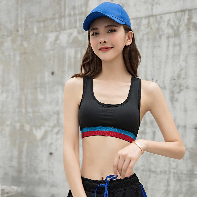 Wireless Breathable High-Elastic Sports Bra for Running and Yoga Medium