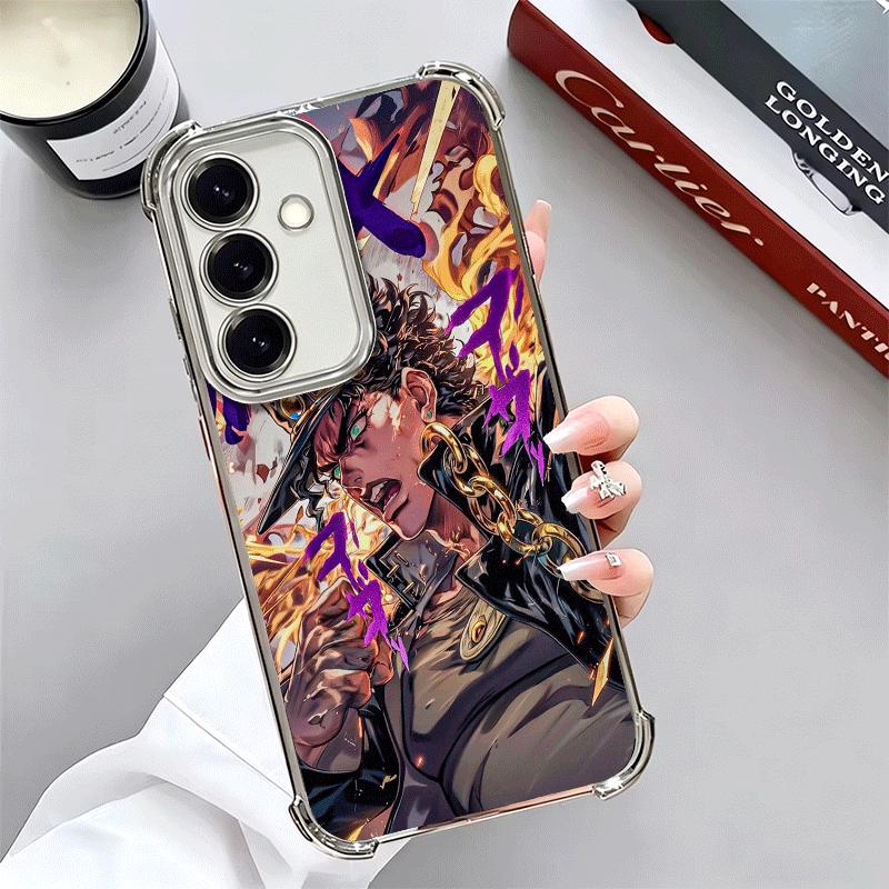 

JoJo Adventure Kujo Jotaro Soft Phone Case For Samsung A17 A27 A07 A37 A57 A16 A56 A15 A55 A14 A54 A13 A53 A26 A36 A25 A35 A24 A Samsung A04S