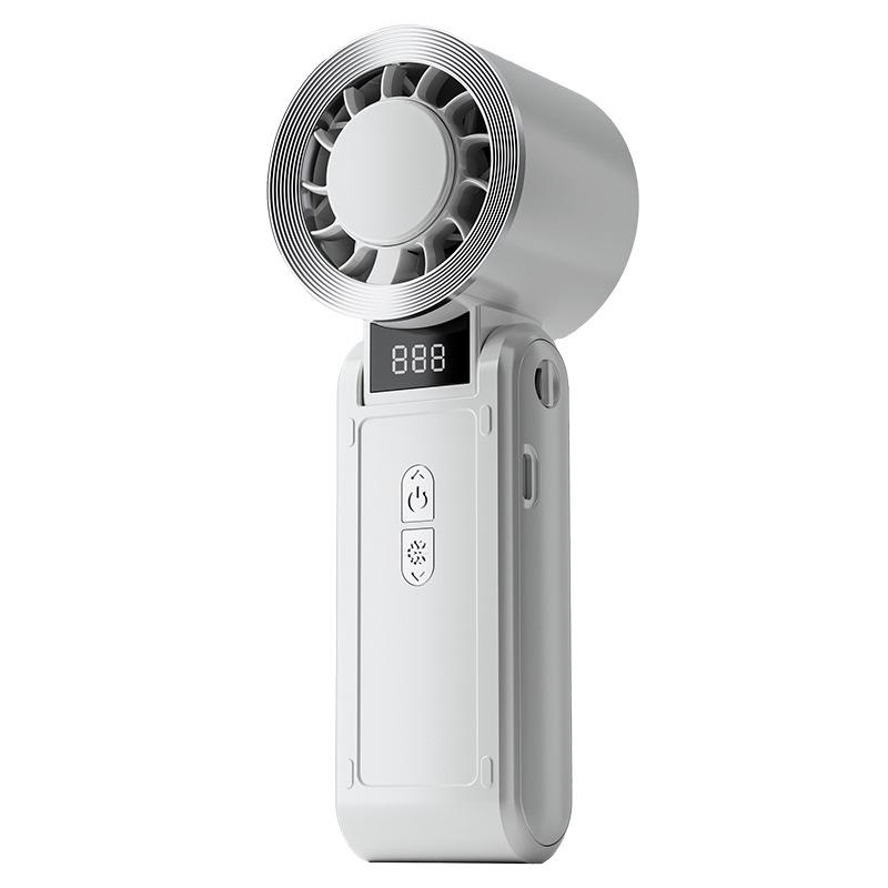 High-Speed Foldable Handheld Fan with 100 Adjustable Gears and Turbo Cooling