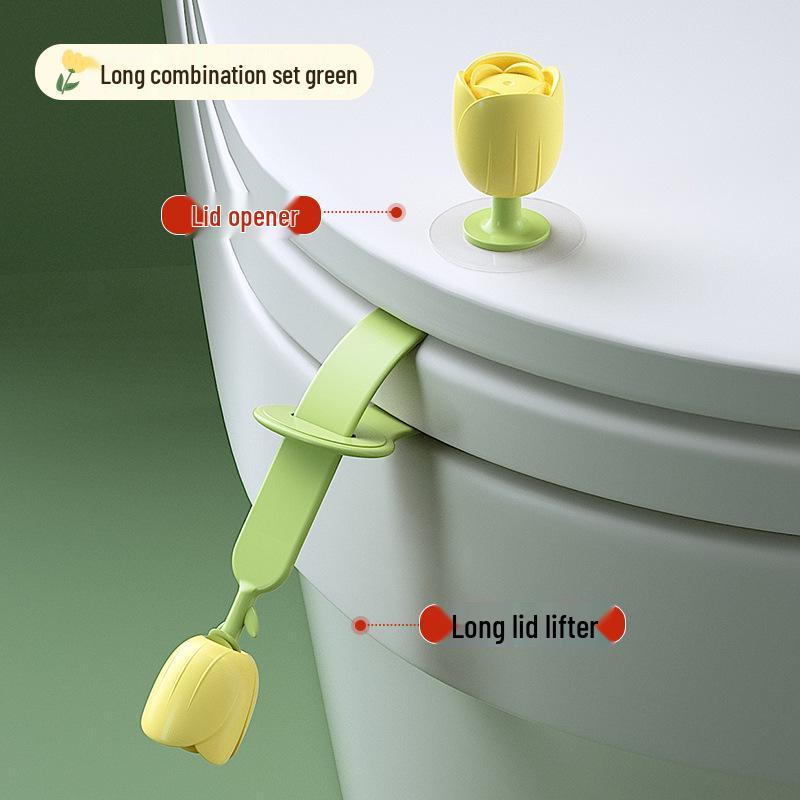 Hands-Free Silicone Toilet Lid Lifter - Portable, Smart Home Solution