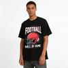 American Football Helmet Print Unisex Casual Sports T-Shirt Pure cotton T-shirt
