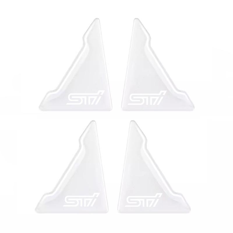 For Subaru STI Impreza Outback Legacy Forester WRX BRZ XV  4Pcs Car Door Corner Covers Anti Scratch Protection Stickers X6