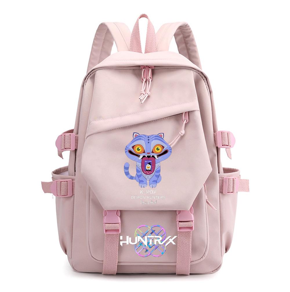 Cartoon Kpop Dämonenjäger Bedruckter Rucksack für Teenager Jungen Mädchen Schultasche Kinder Schüler Wasserdichter Buchrucksack Frauen Wasserdichte Reisetasche Kindergeschenk