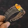 Bumble Bee Jasper Cuff Bracelet Copper Wire Wrapped Bangle Gemstone Bracelet Copper Wire Jewelry Handmade Adjustable Bangle Engagement Gift