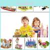 Children's 3d Puzzle Paper Diy Educational Toy Creative Building Kit For Kids