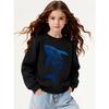 Kids Sweatshirt,Fashion Sweatshirt Featuring Oceanic Whale Art , a Stylish Crew Neck Top Suitable for Autumn And Winter,
